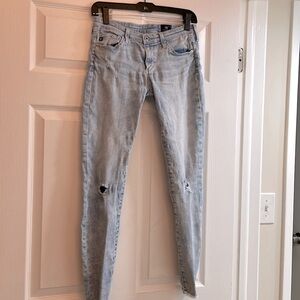 AG Adriano Goldschmied The Legging Ankle- Super Skinny Ankle Low Rise 27R